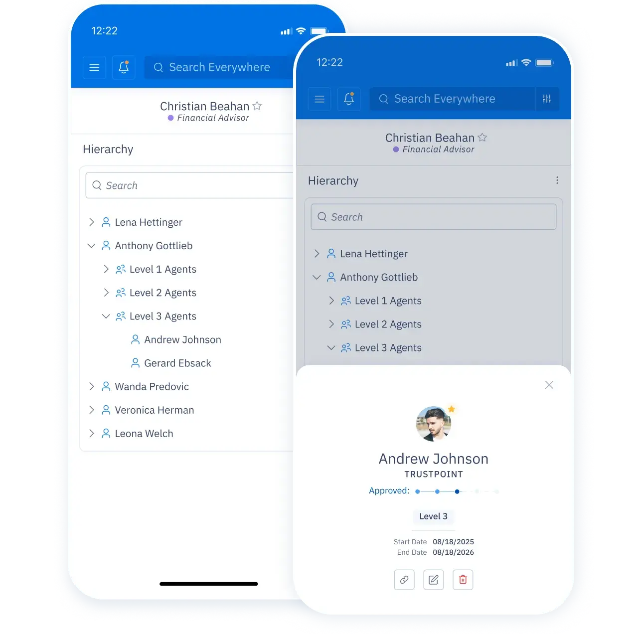 Navigate hierarchies with ease.